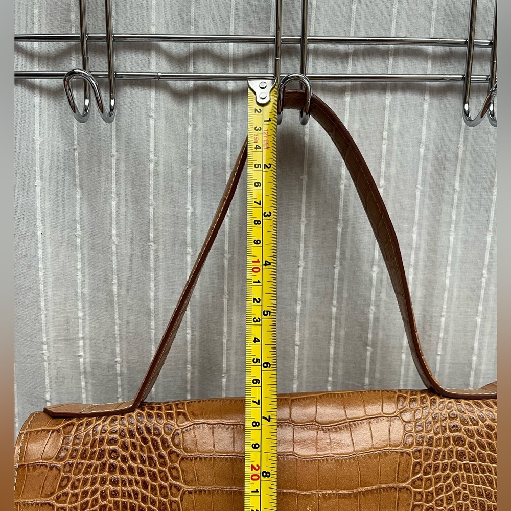 Lacucci croco embossed leather bag(made in Italy ) - Picture 16 of 16